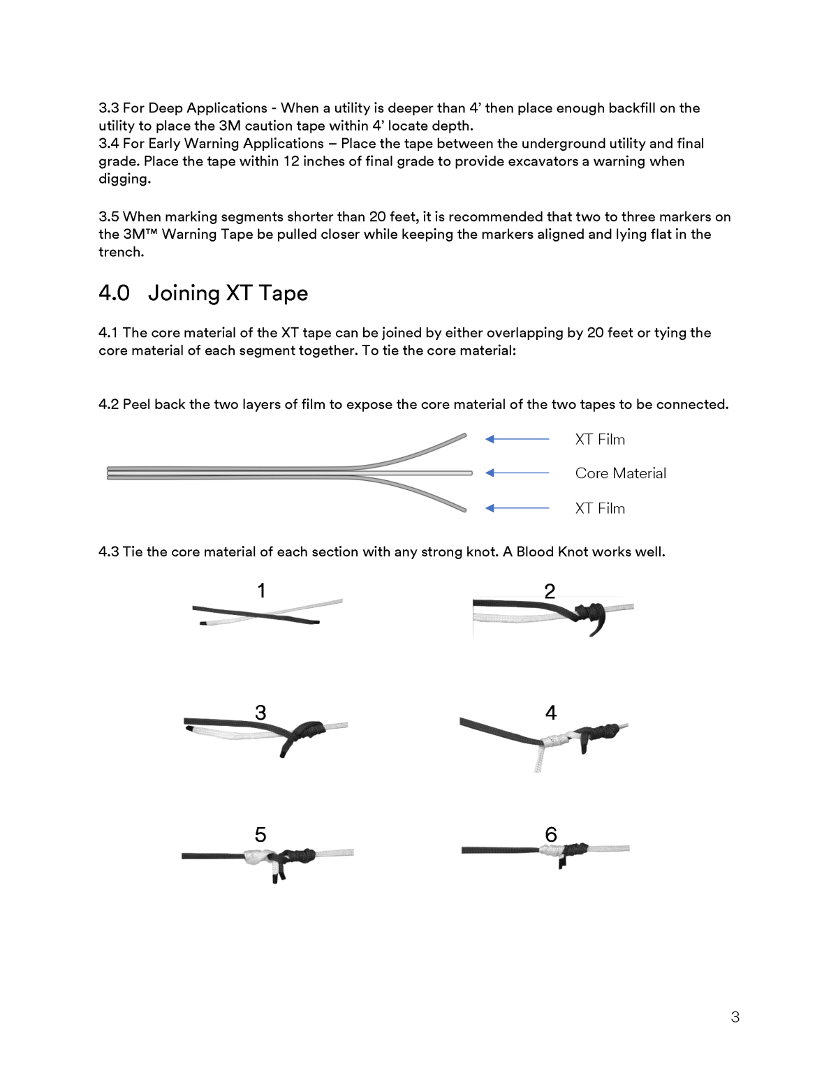 3M™ Pathmarking Tape Installation Instructions